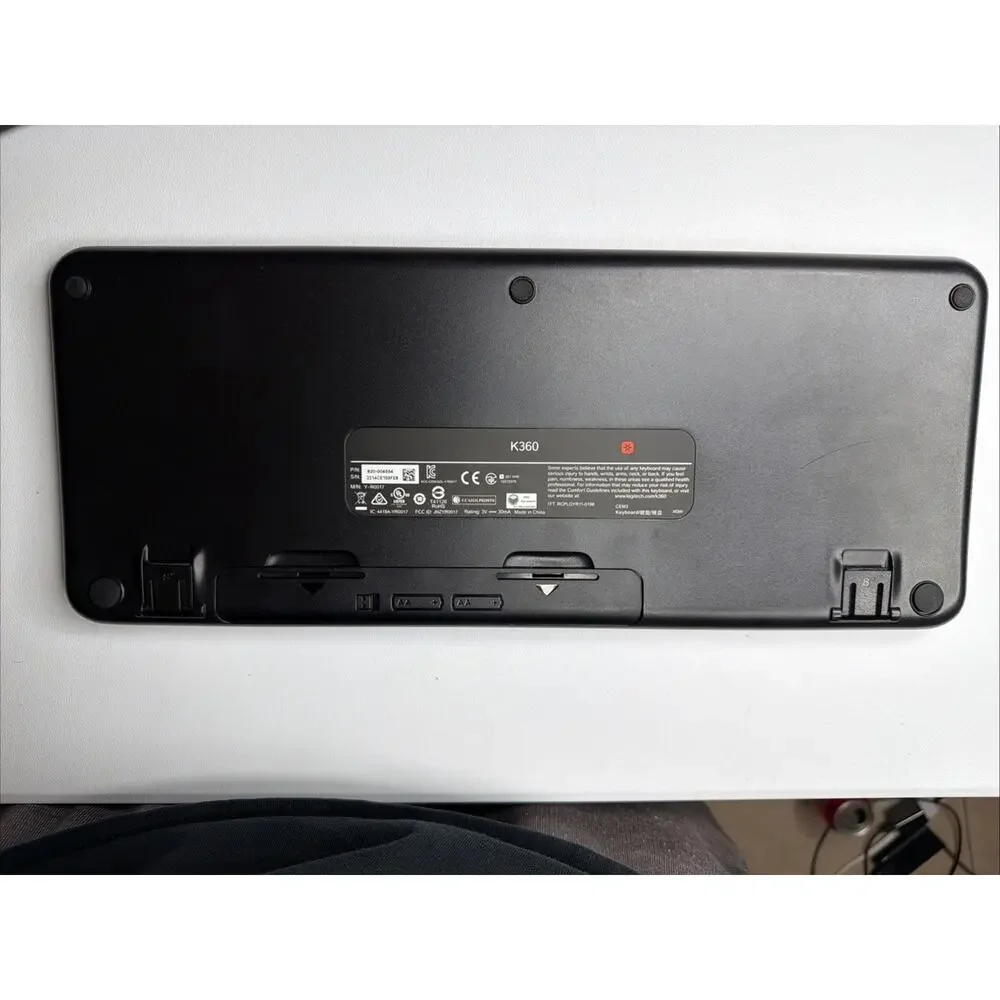 Logitech K360 Wireless USB Keyboard No Unifying Dongle Included Tested Working